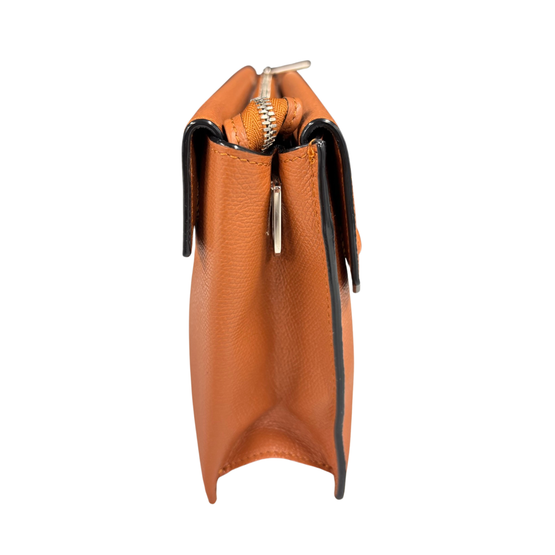 POCKET CROSSBODY BAG-GOLDEN BROWN