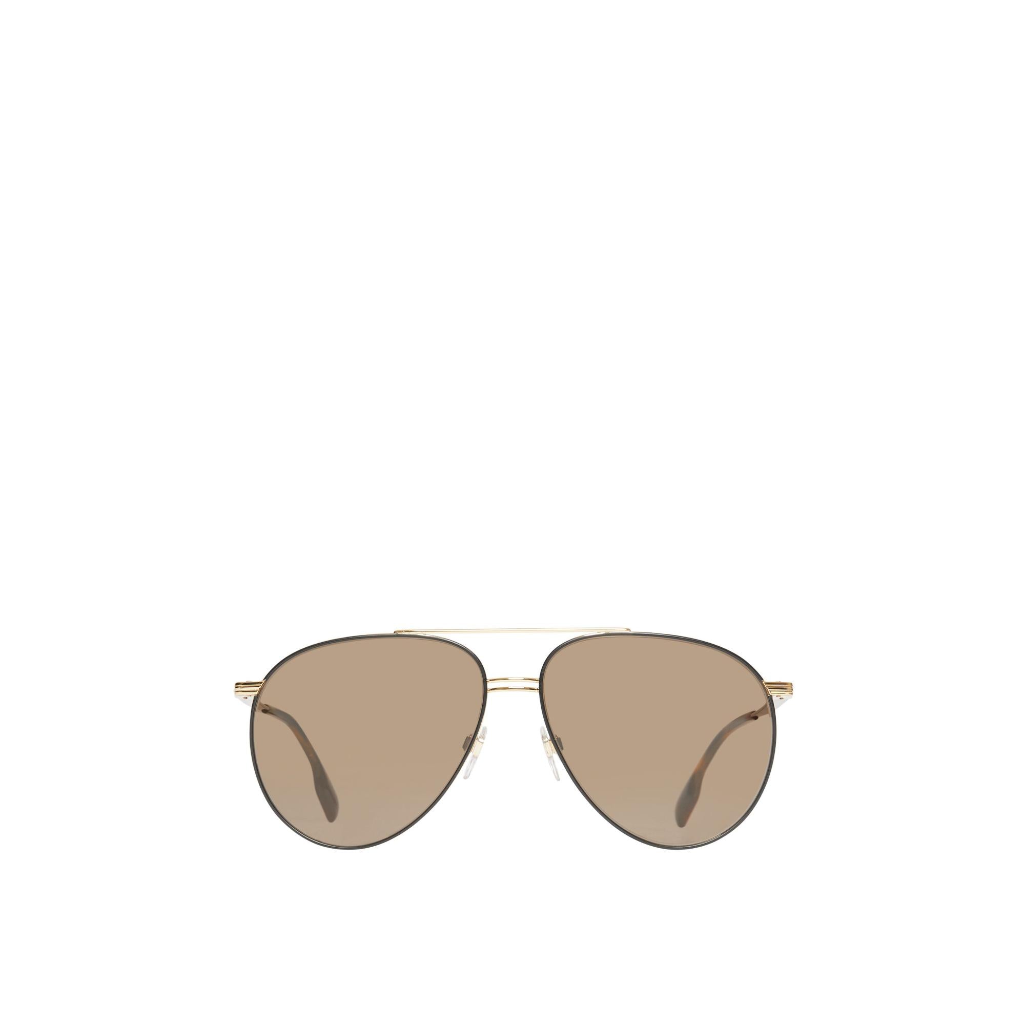 톱 바 디테일 파일럿 선글라스