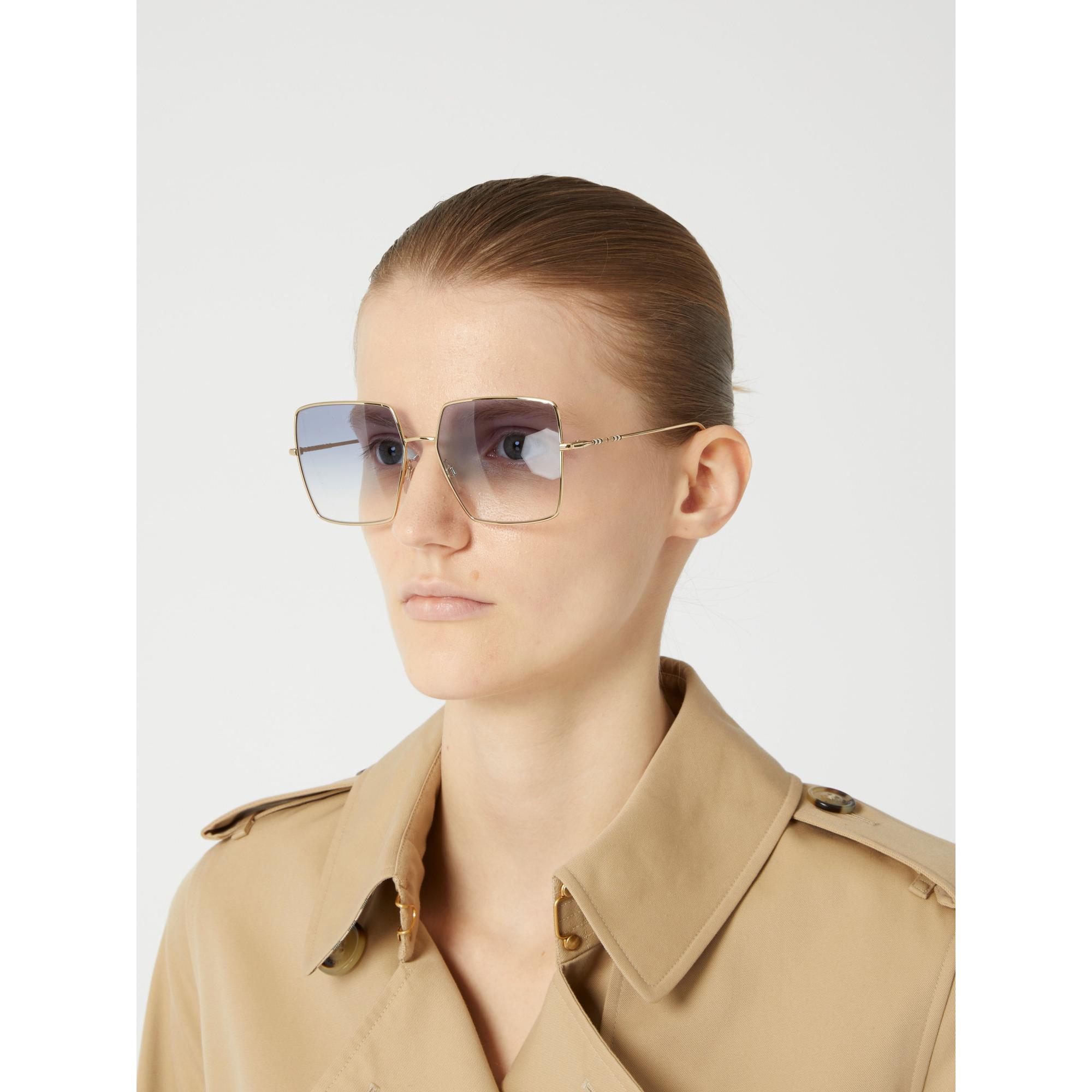 오버사이즈 캣아이 프레임 선글라스