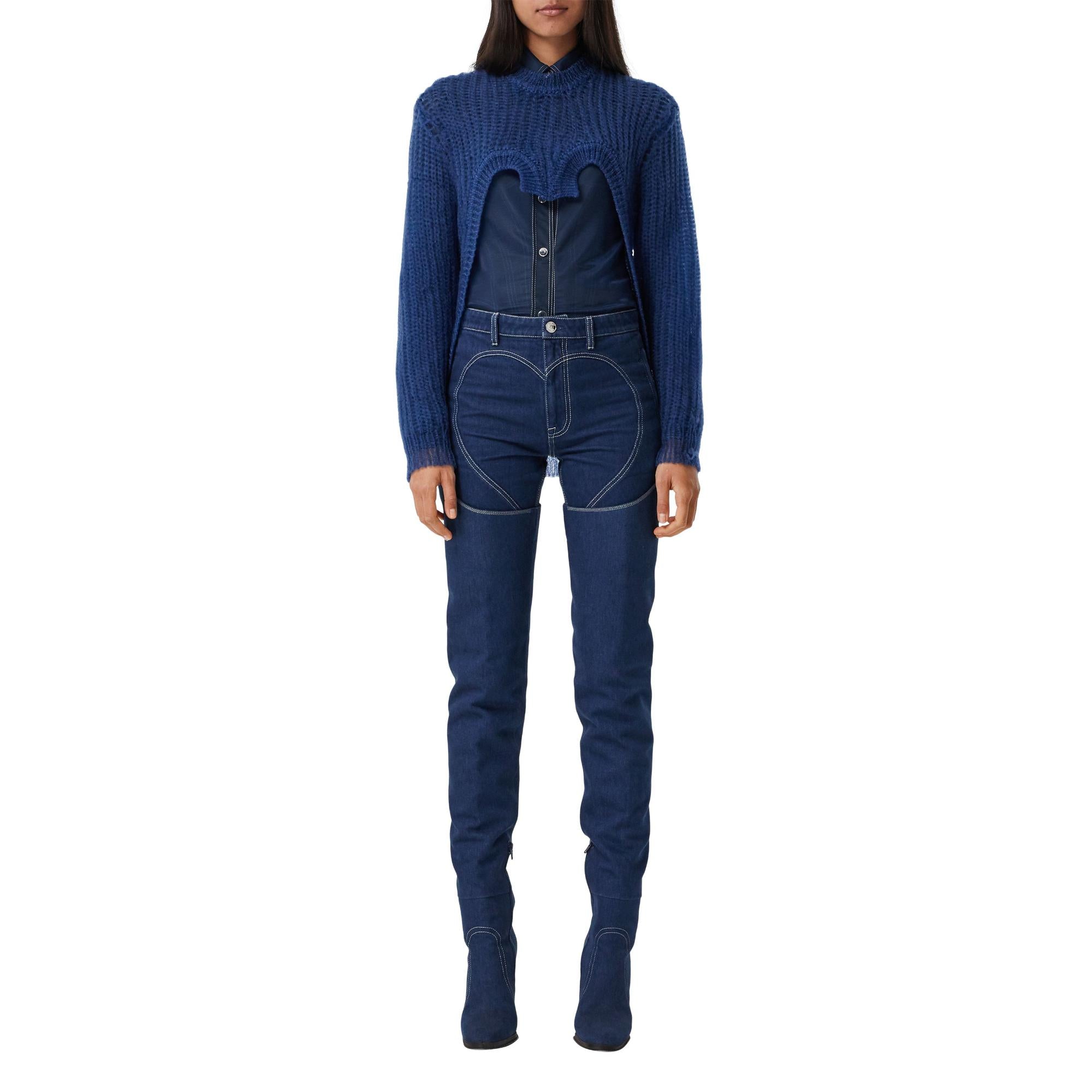 테크니컬 니트 리컨스트럭티드 스웨터