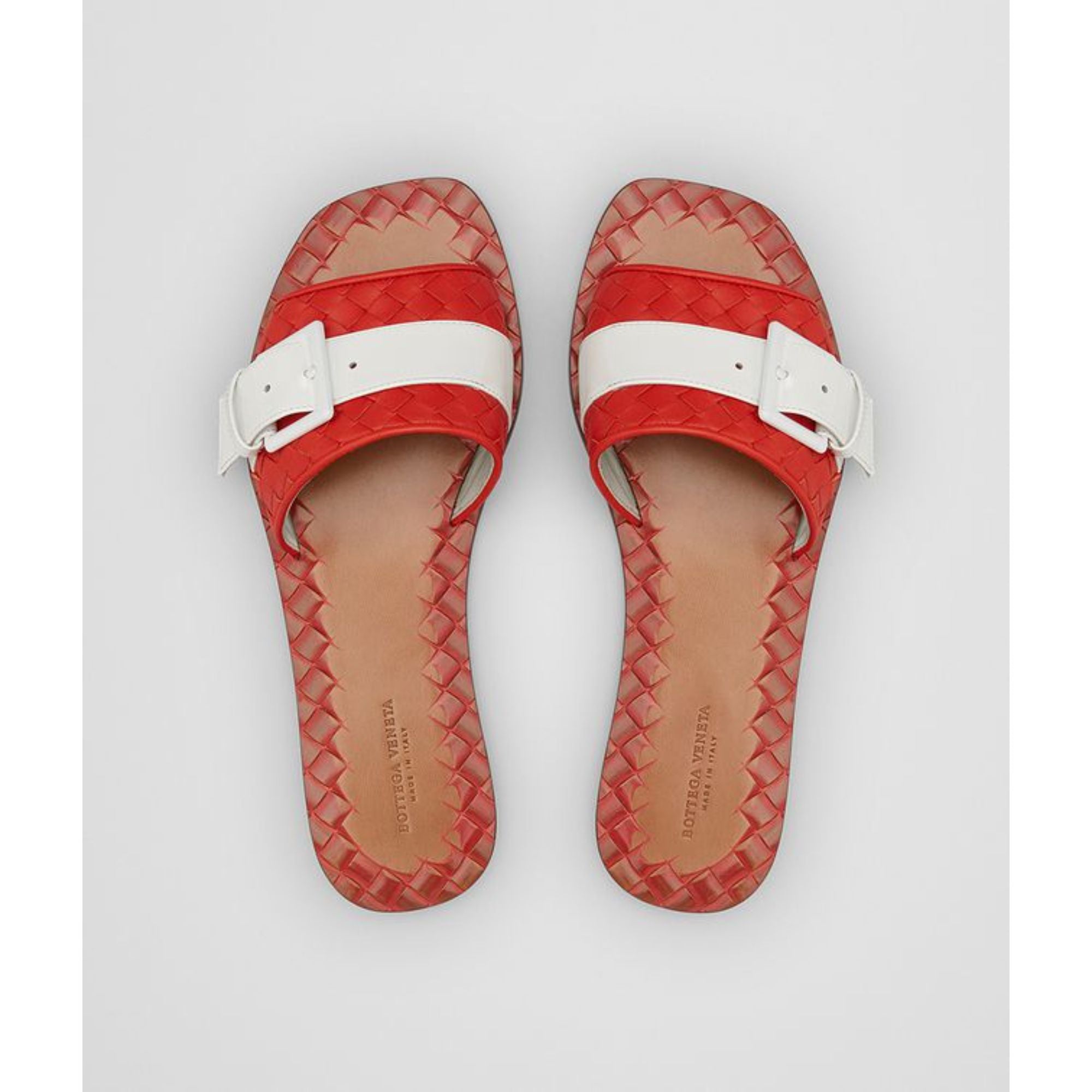 FLAT SANDAL - LAVA/BIANCO