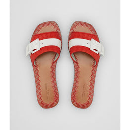 FLAT SANDAL - LAVA/BIANCO