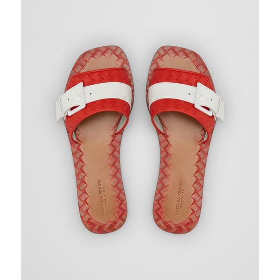 FLAT SANDAL - LAVA/BIANCO