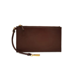 POUCH - OX BLOOD-GOLD