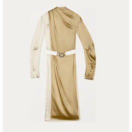 DRESS - CHALK-CHAMPAGNE/BIAN