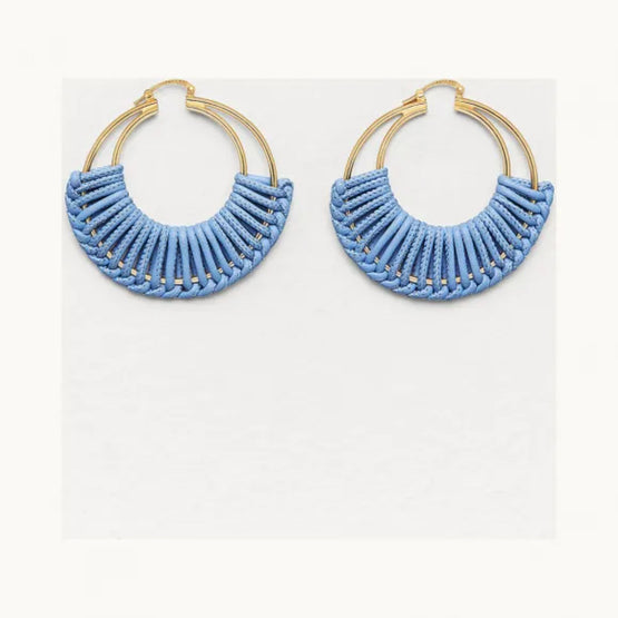 EARRINGS - LIGHT BLUE