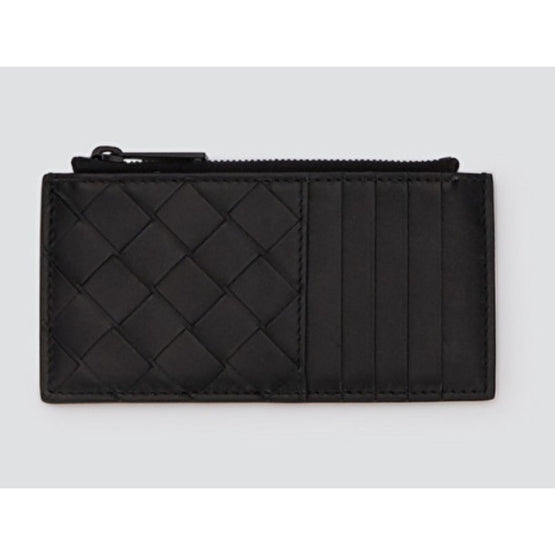 ZIPPED CARD CASE - BLACK-NERO OPACO.