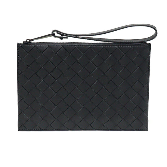 POUCH WITH WRISTLET - BLACK-NERO OPACO