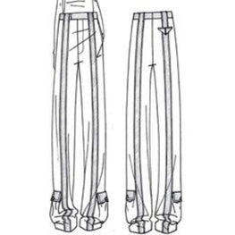 TROUSERS - STRAW