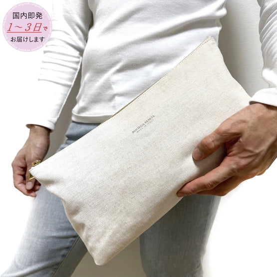 POUCH - NATURALE-GOLD