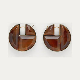 EARRINGS - NATURALE/TURTLE