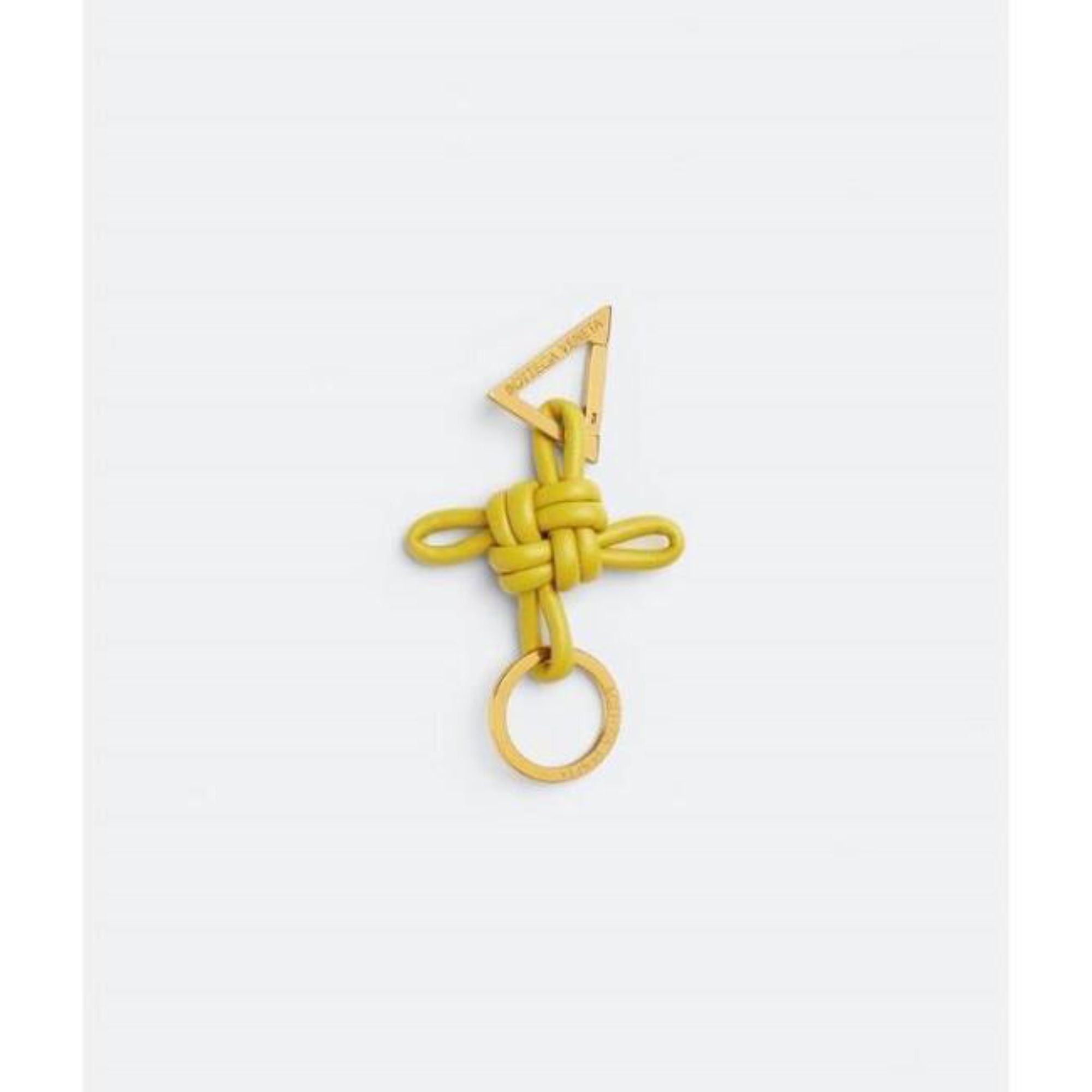 TRIANGLE DBL KNOT KEYRING - POLLEN-GOLD