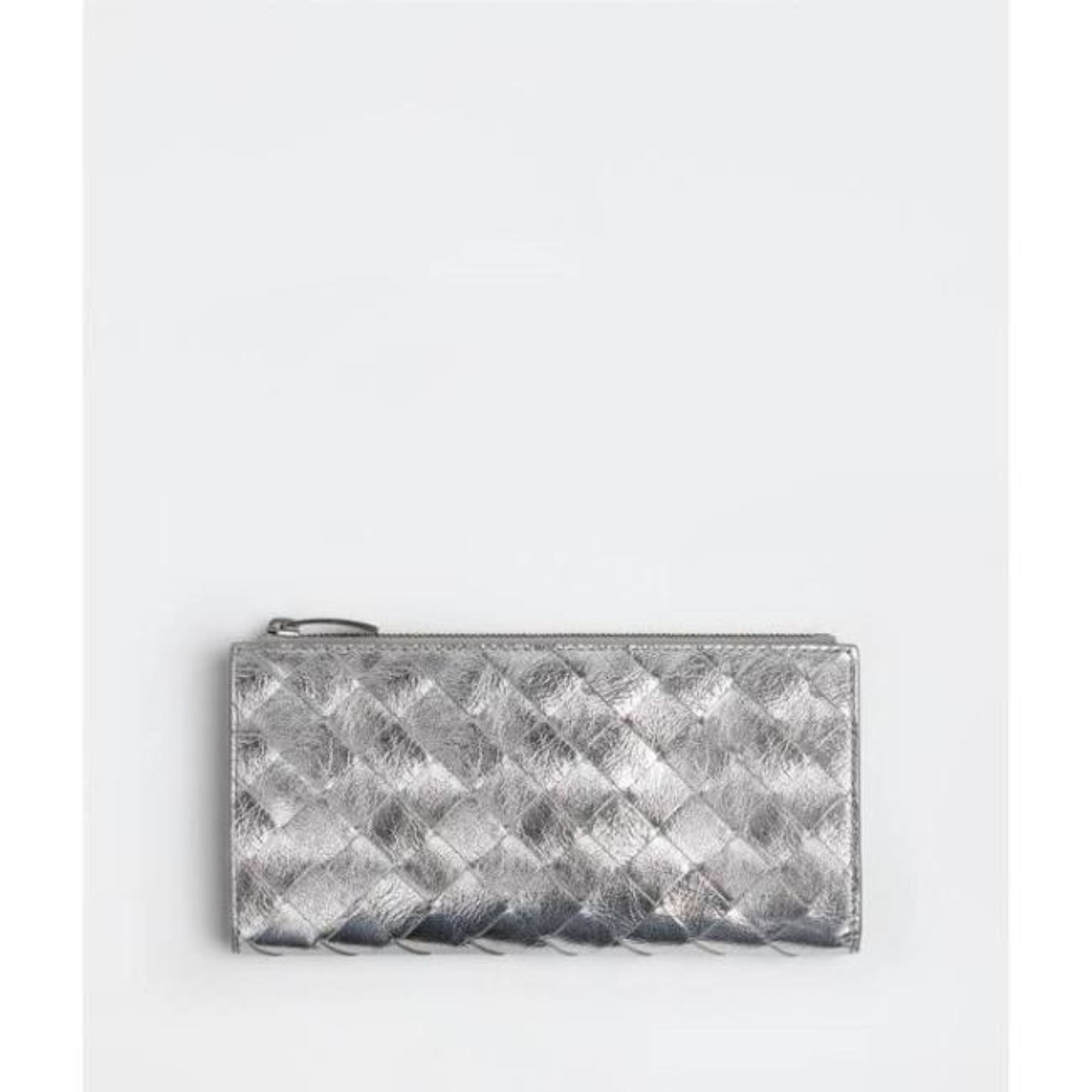 LARGE BIFOLD ZIP - SILVER-SILVER