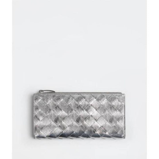 LARGE BIFOLD ZIP - SILVER-SILVER