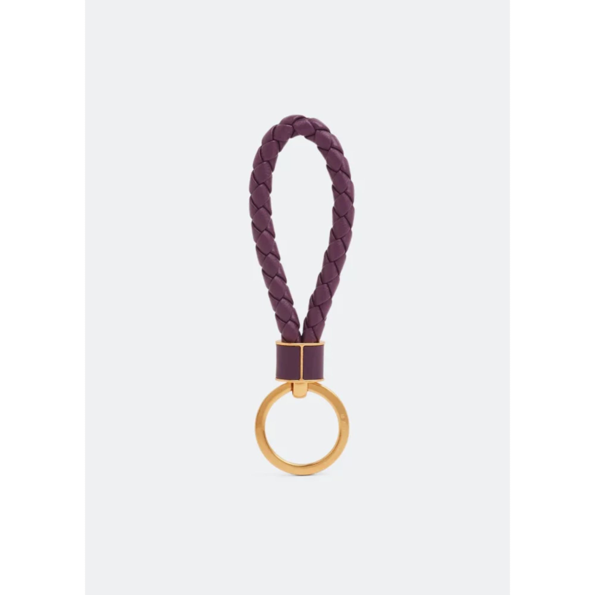 COAXIAL KEY RING - EGG PLANT-GOLD