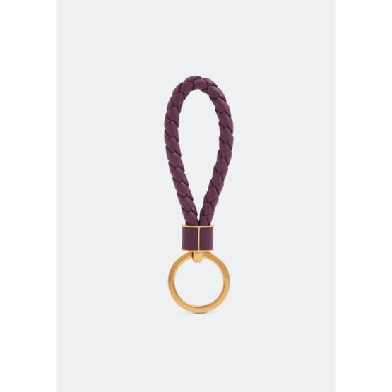 COAXIAL KEY RING - EGG PLANT-GOLD