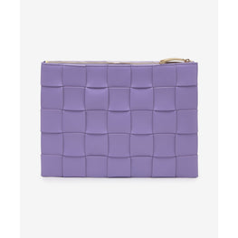 MEDIUM FLAT POUCH - WISTERIA-GOLD