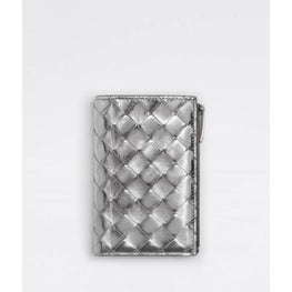 MEDIUM BIFOLD ZIP - SILVER-SILVER