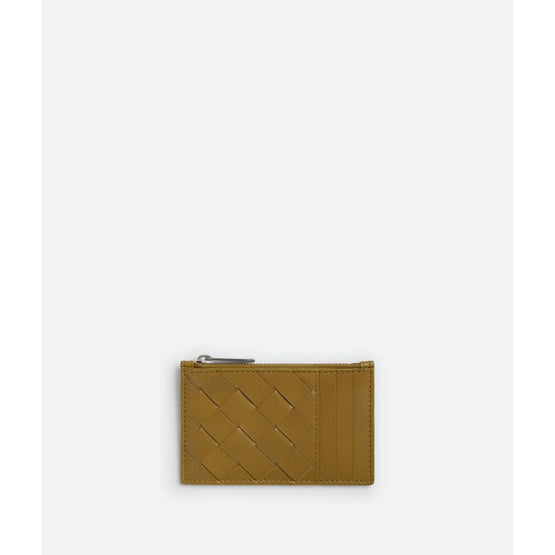 ZIPPED CARD CASE - ACORN-SILVER