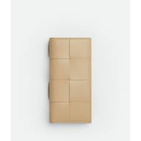 SLIM LONG WALLET - PORRIDGE-SILVER