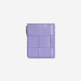 SMALL BI-FOLD WALLET - WISTERIA-GOLD