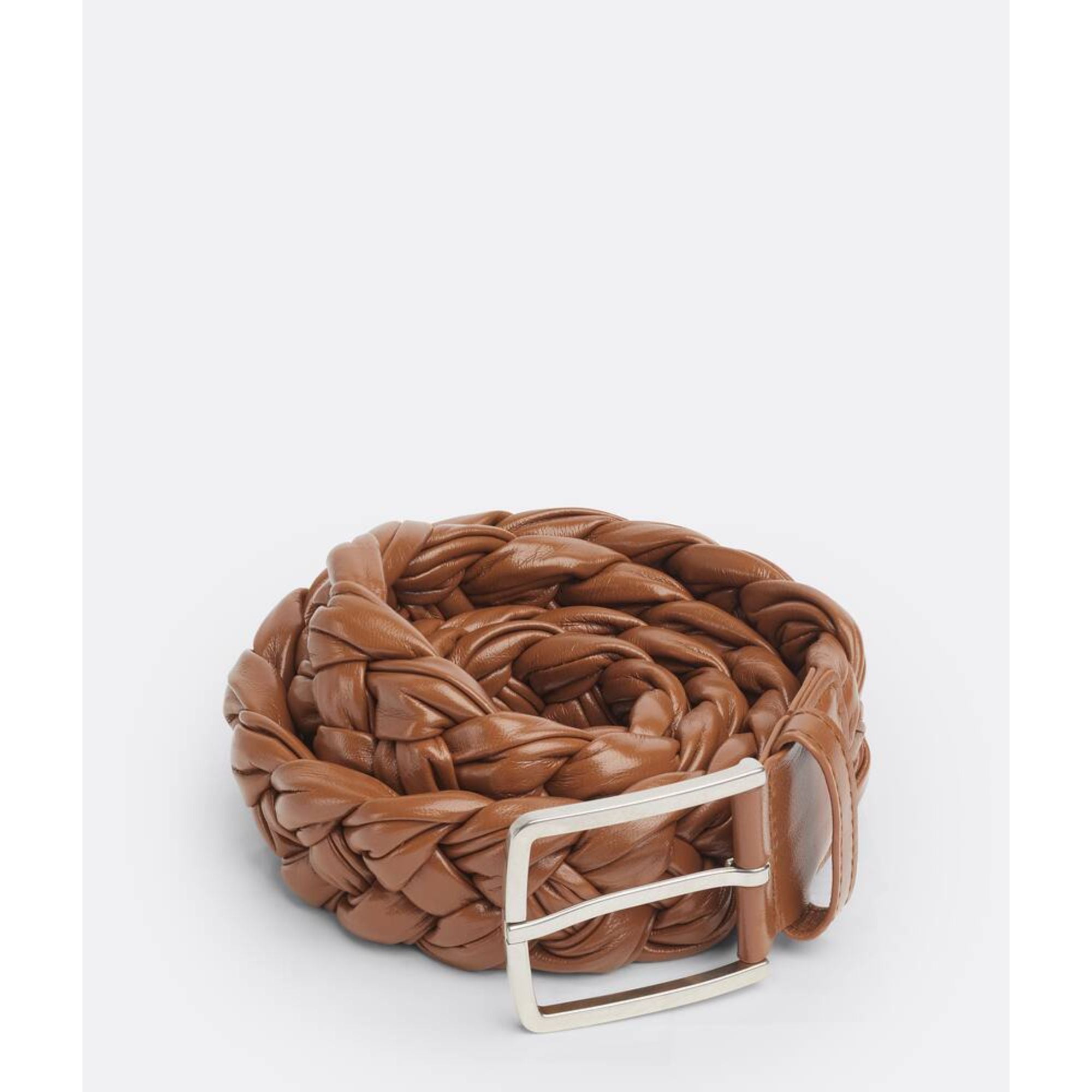 FOULARD INTRECCIO - COGNAC-SILVER