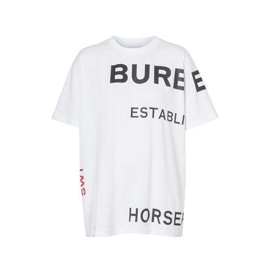 호스페리 프린트 코튼 오버사이즈 티셔츠