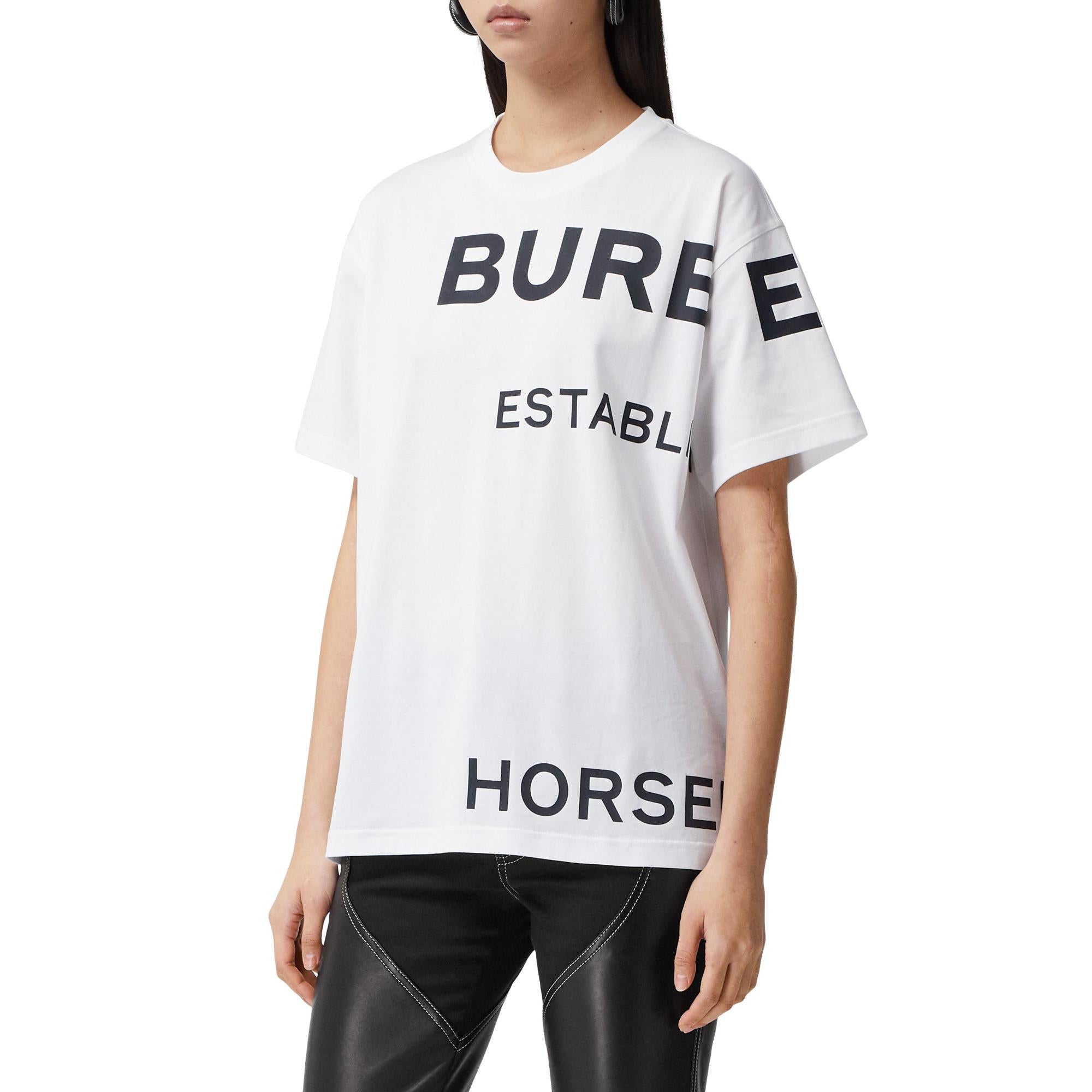 호스페리 프린트 코튼 오버사이즈 티셔츠