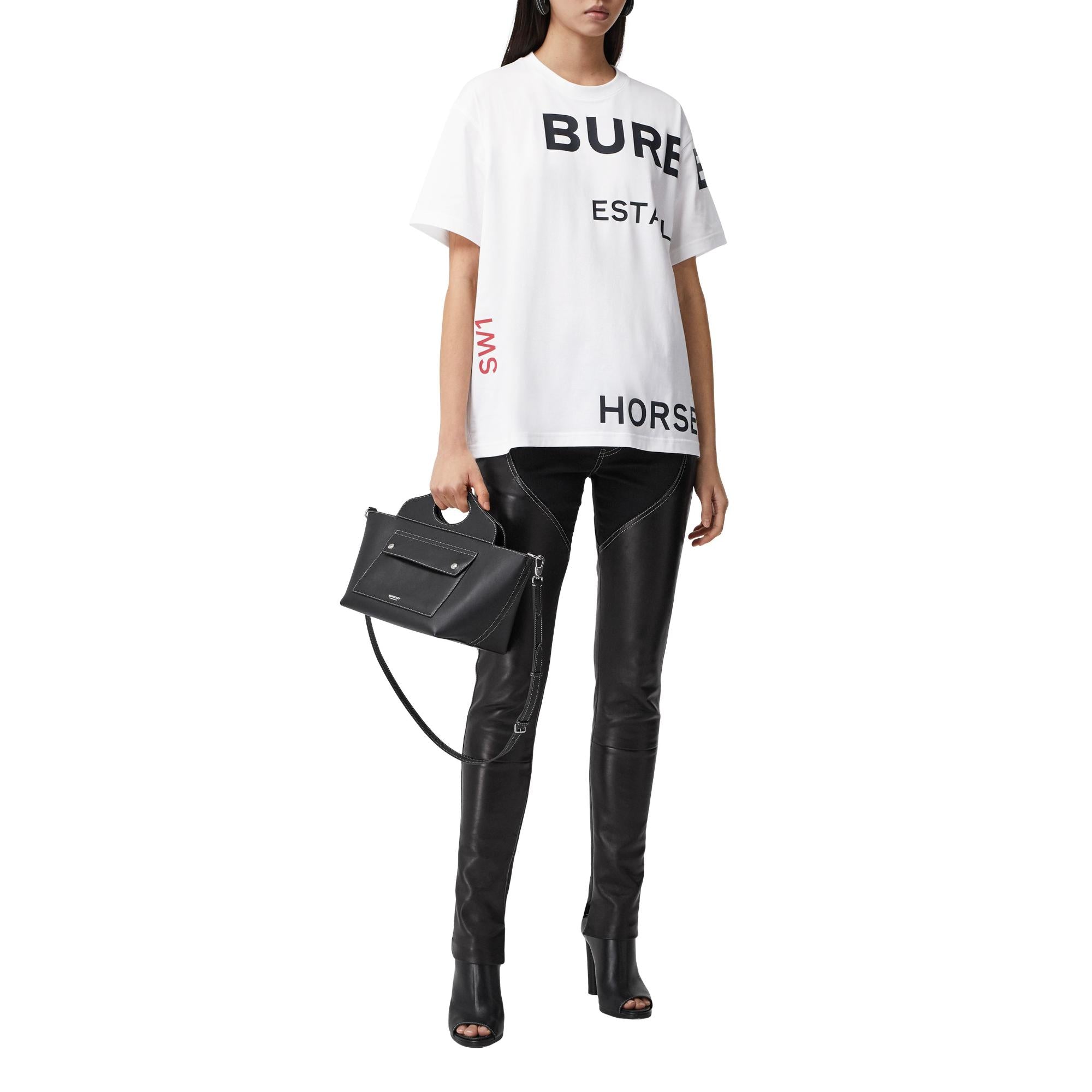 호스페리 프린트 코튼 오버사이즈 티셔츠