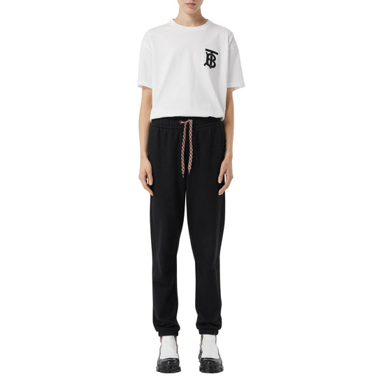 모노그램 모티프 코튼 오버사이즈 티셔츠