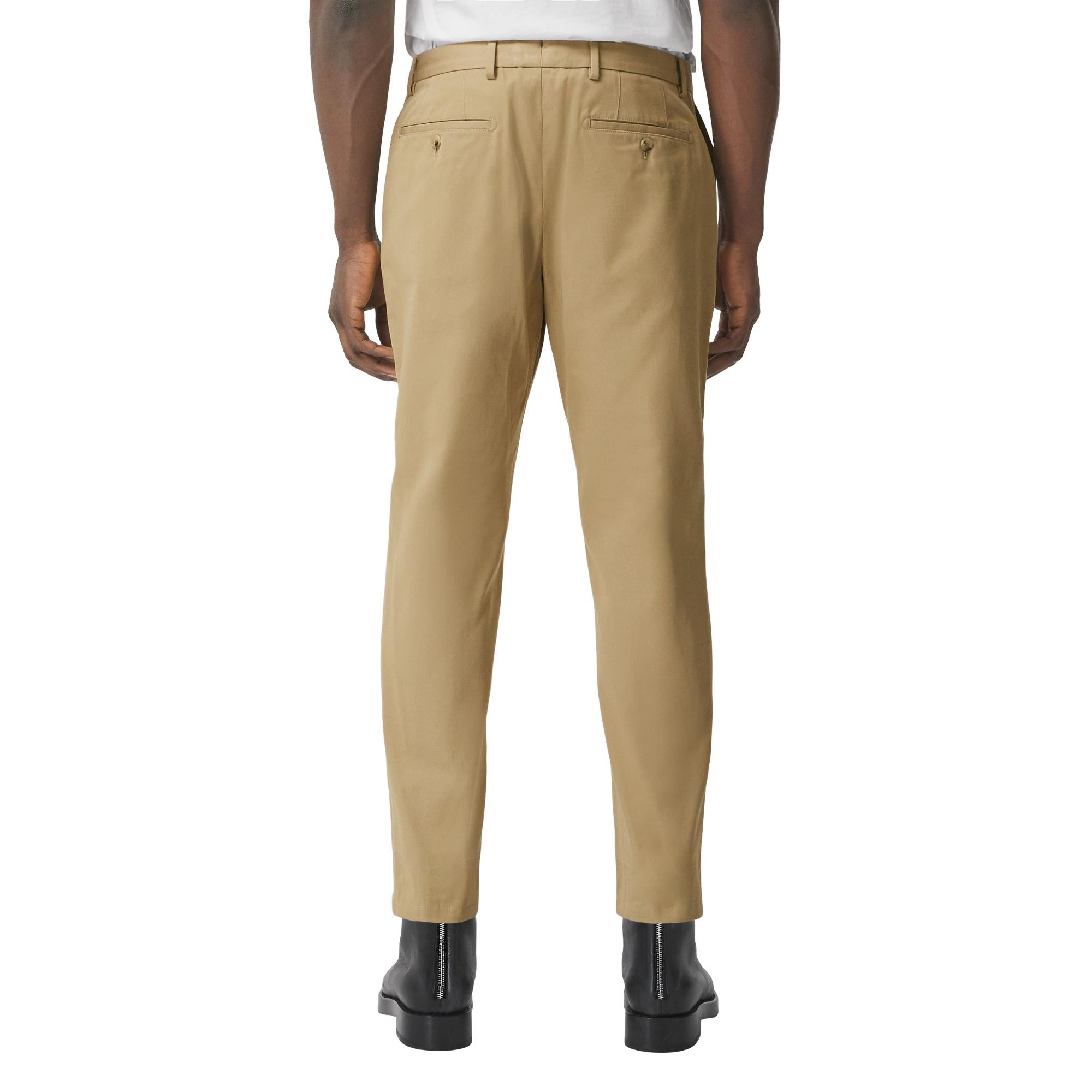 슬림핏 코튼 치노