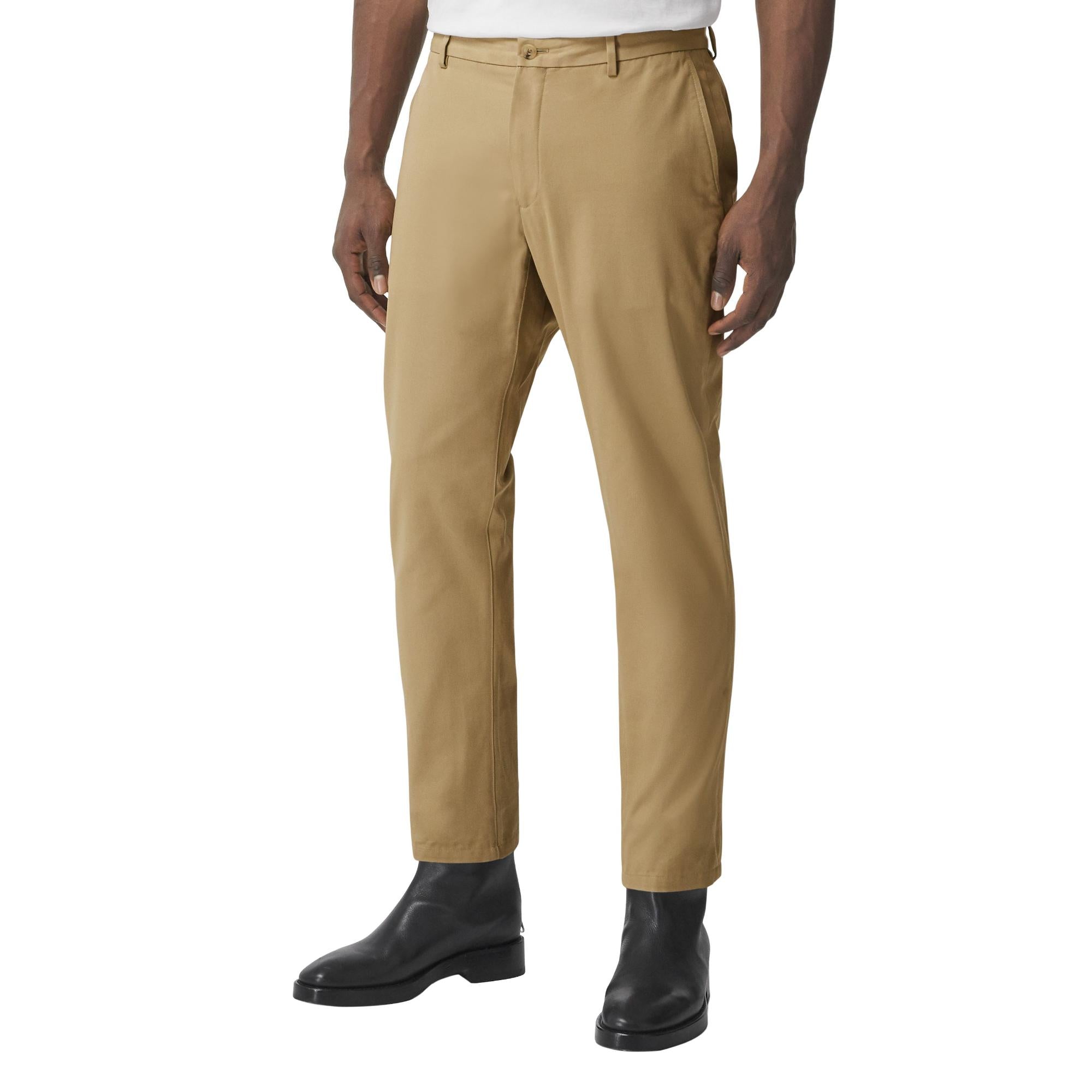 슬림핏 코튼 치노