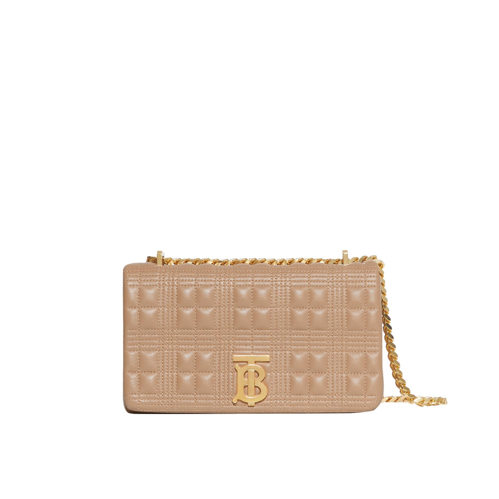 퀼팅 레더 스몰 롤라 백