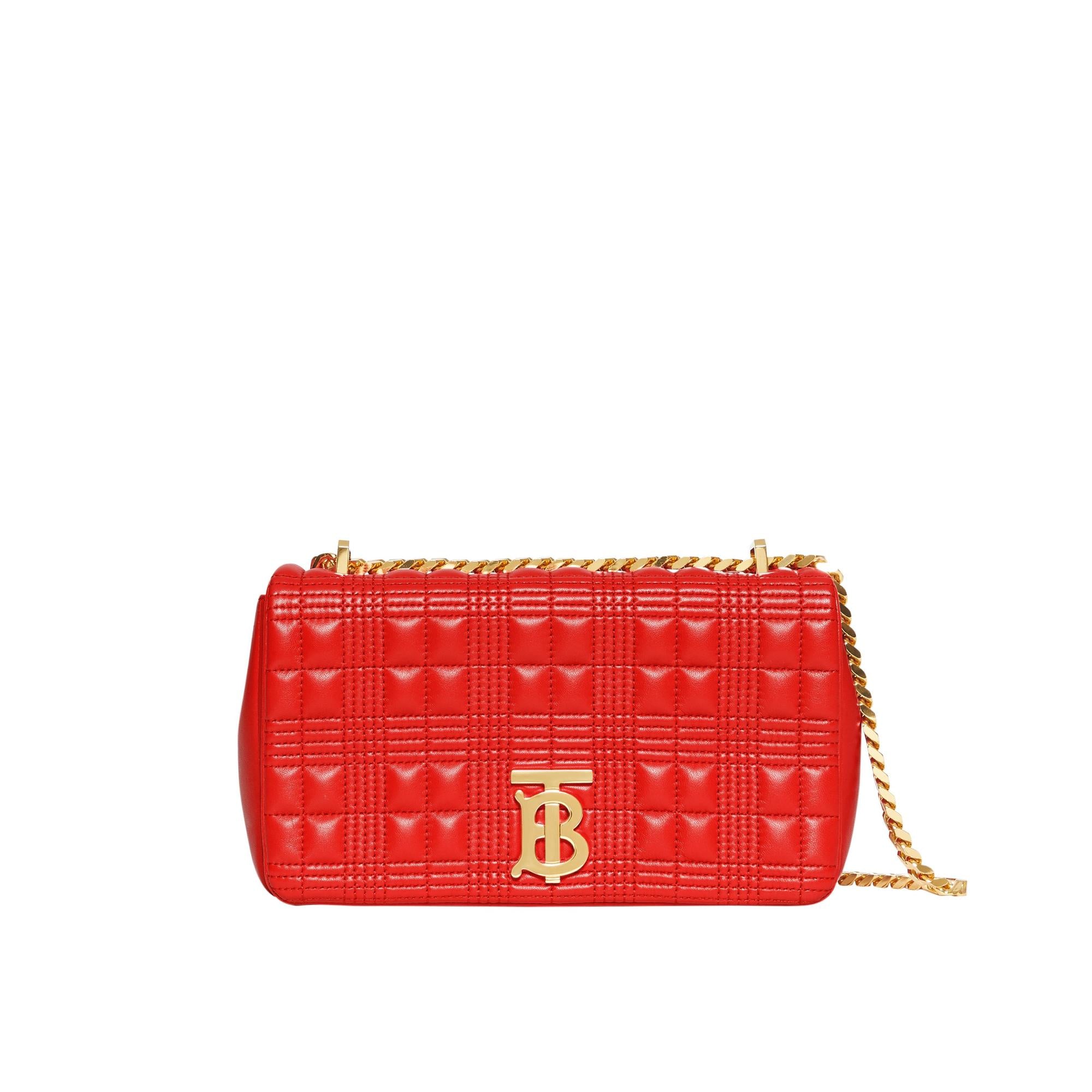 스몰 퀼팅 레더 롤라 백