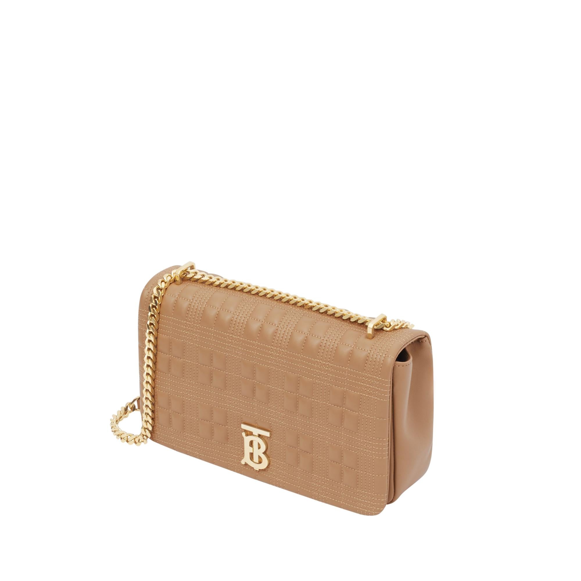 퀼팅 레더 미디엄 롤라 백