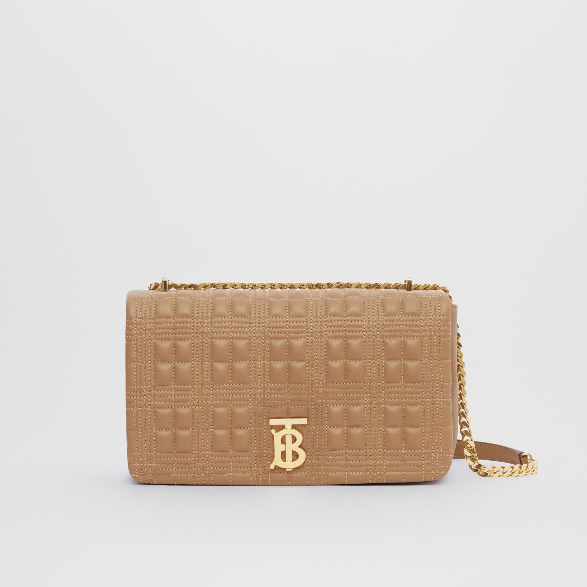 퀼팅 레더 미디엄 롤라 백