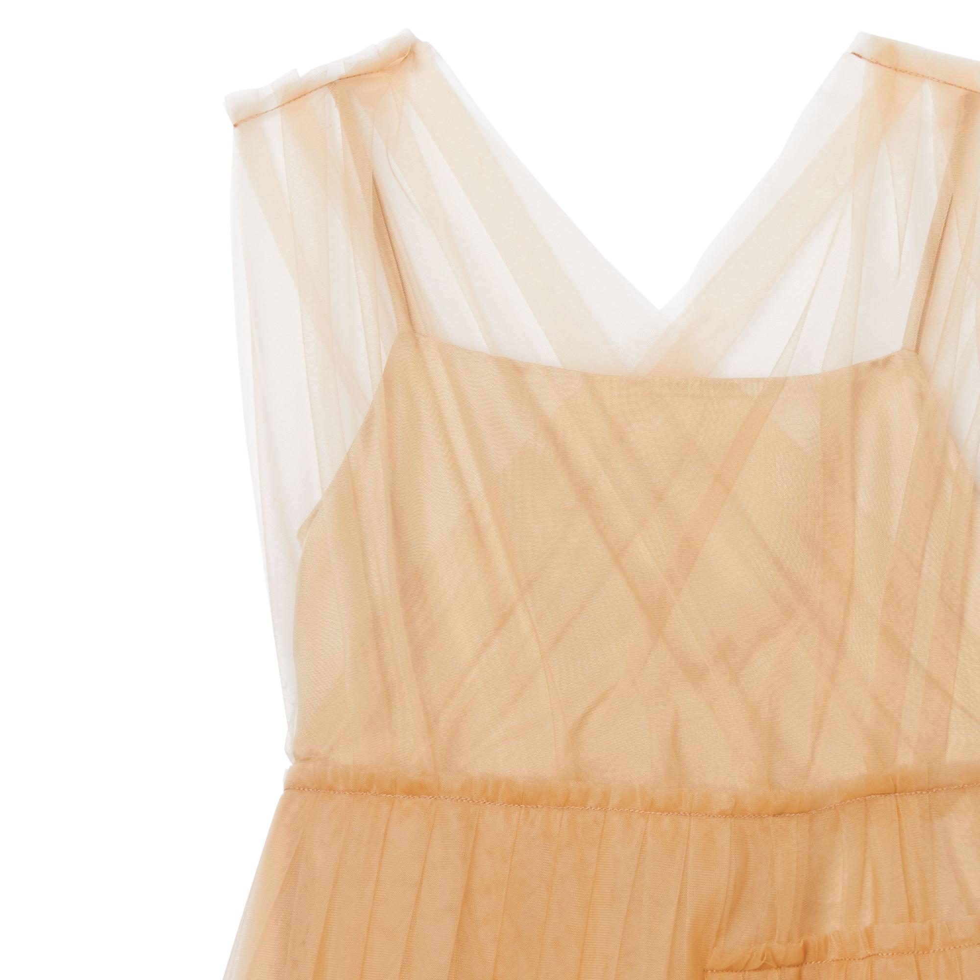 튤 티어드 드레스