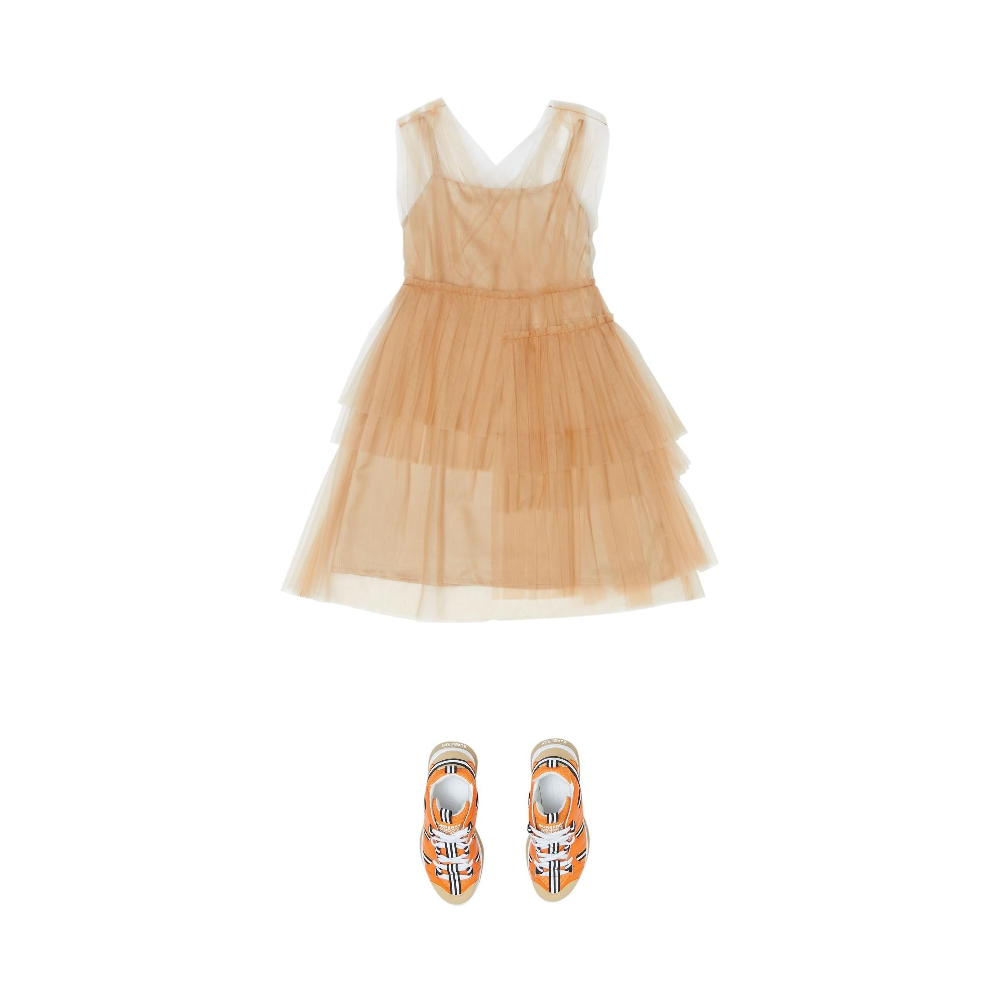 튤 티어드 드레스