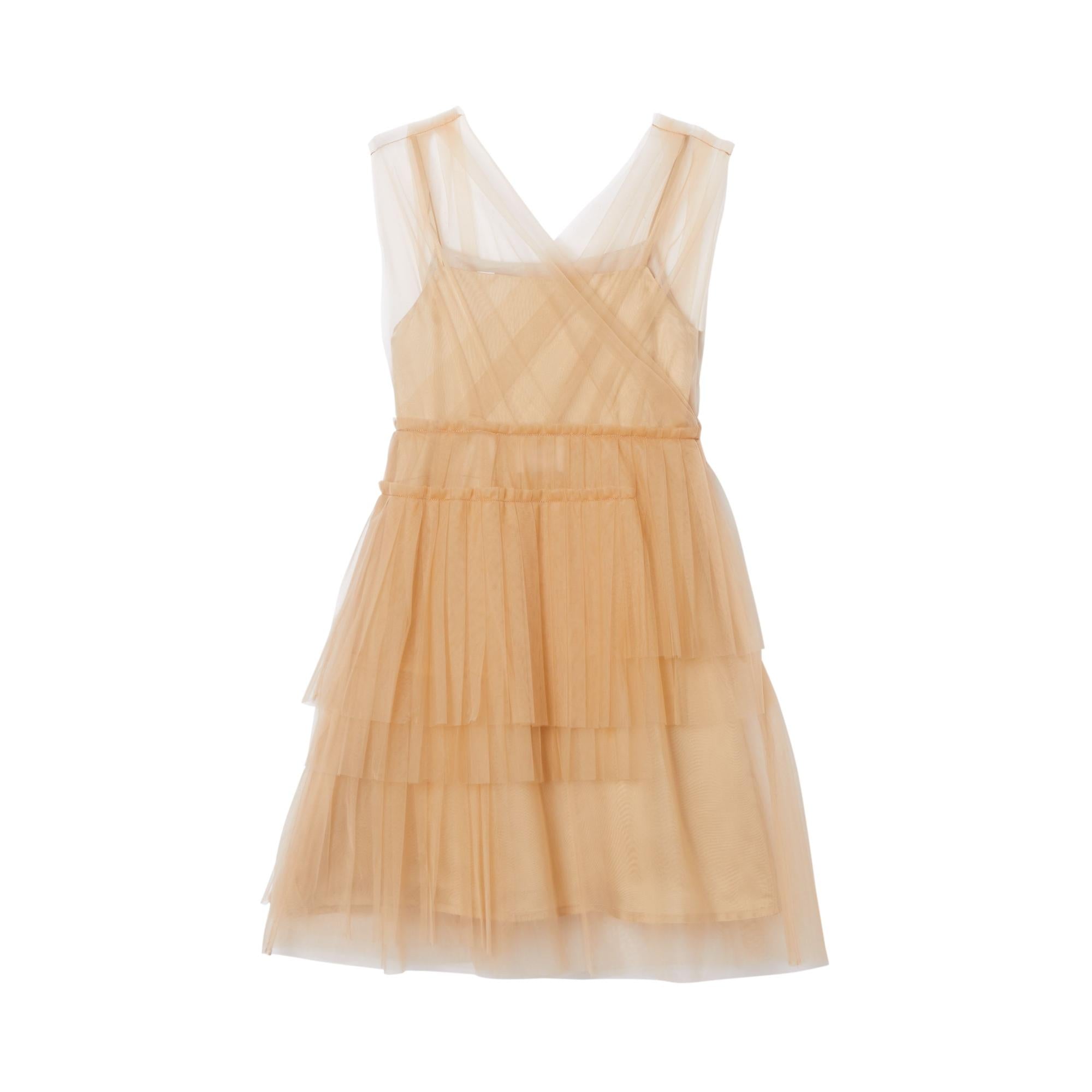 튤 티어드 드레스