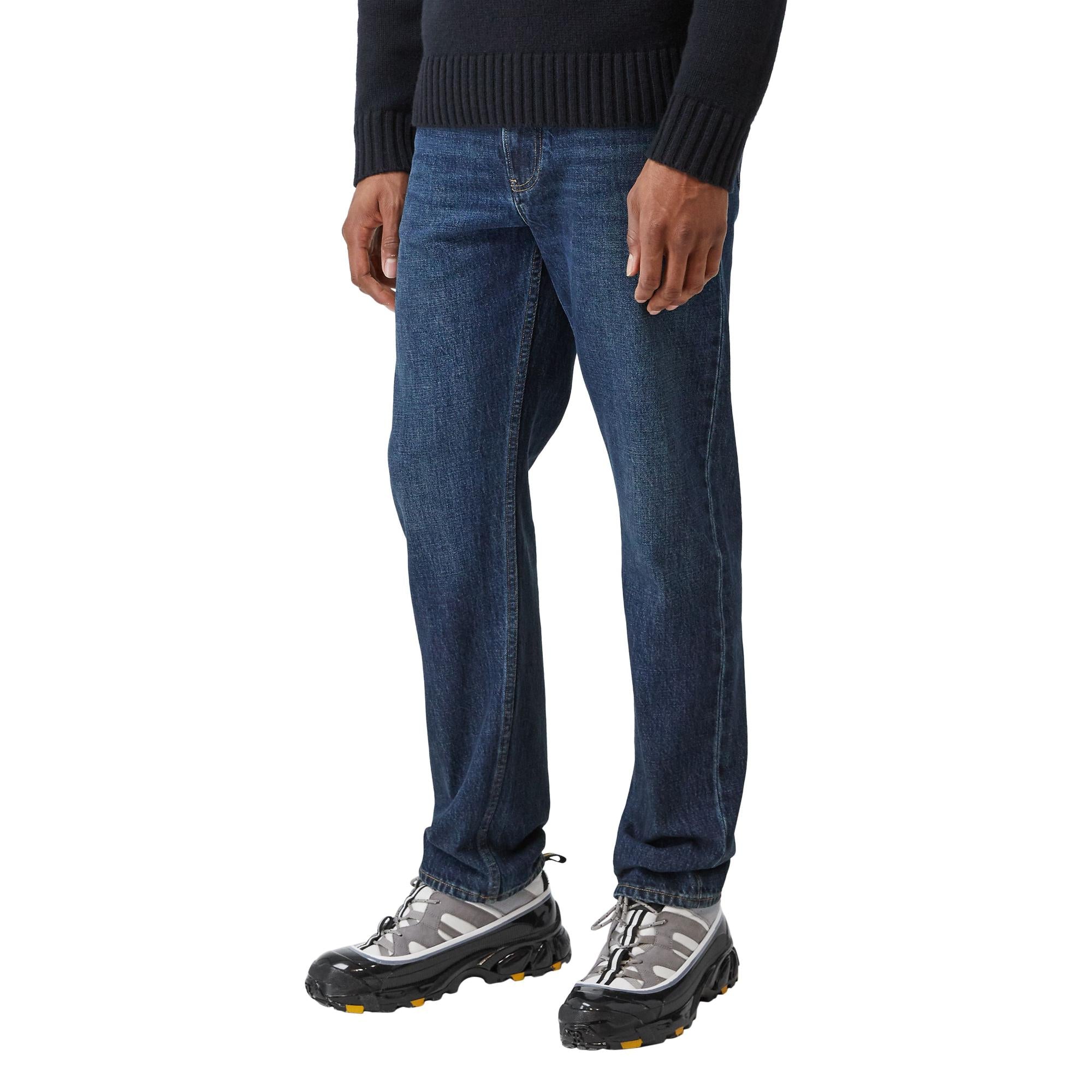 스트레이트핏 워싱 진