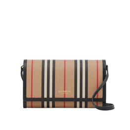 디태처블 스트랩 아이콘 스트라이프 지갑