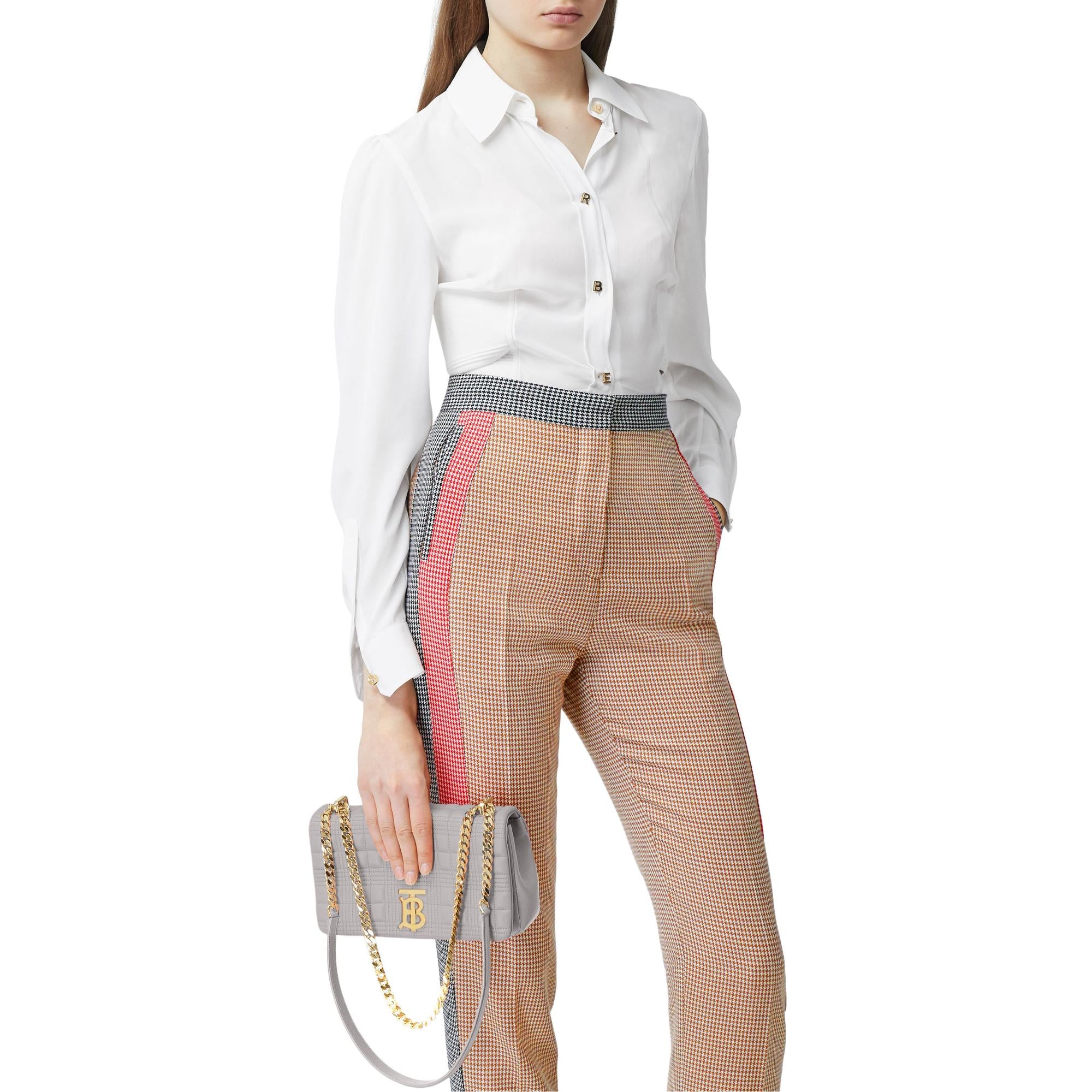 퀼팅 레더 스몰 롤라 백