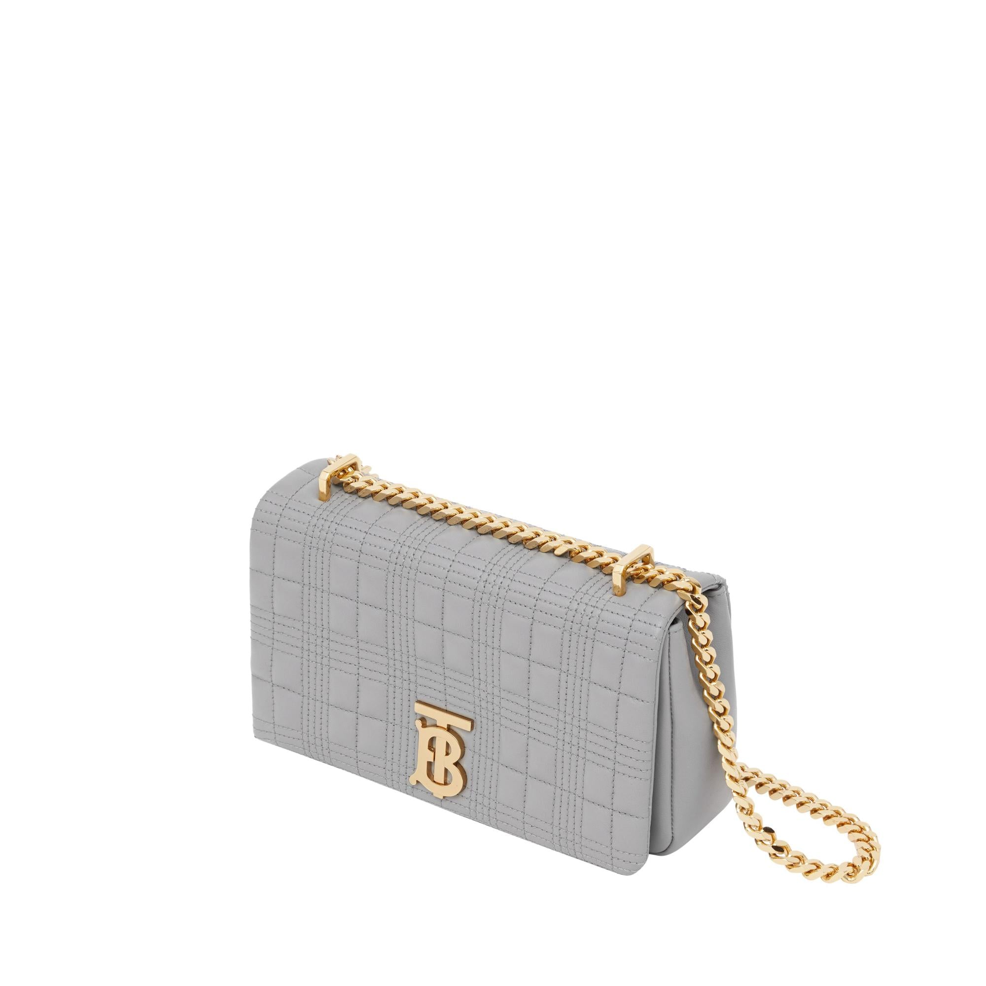 퀼팅 레더 스몰 롤라 백