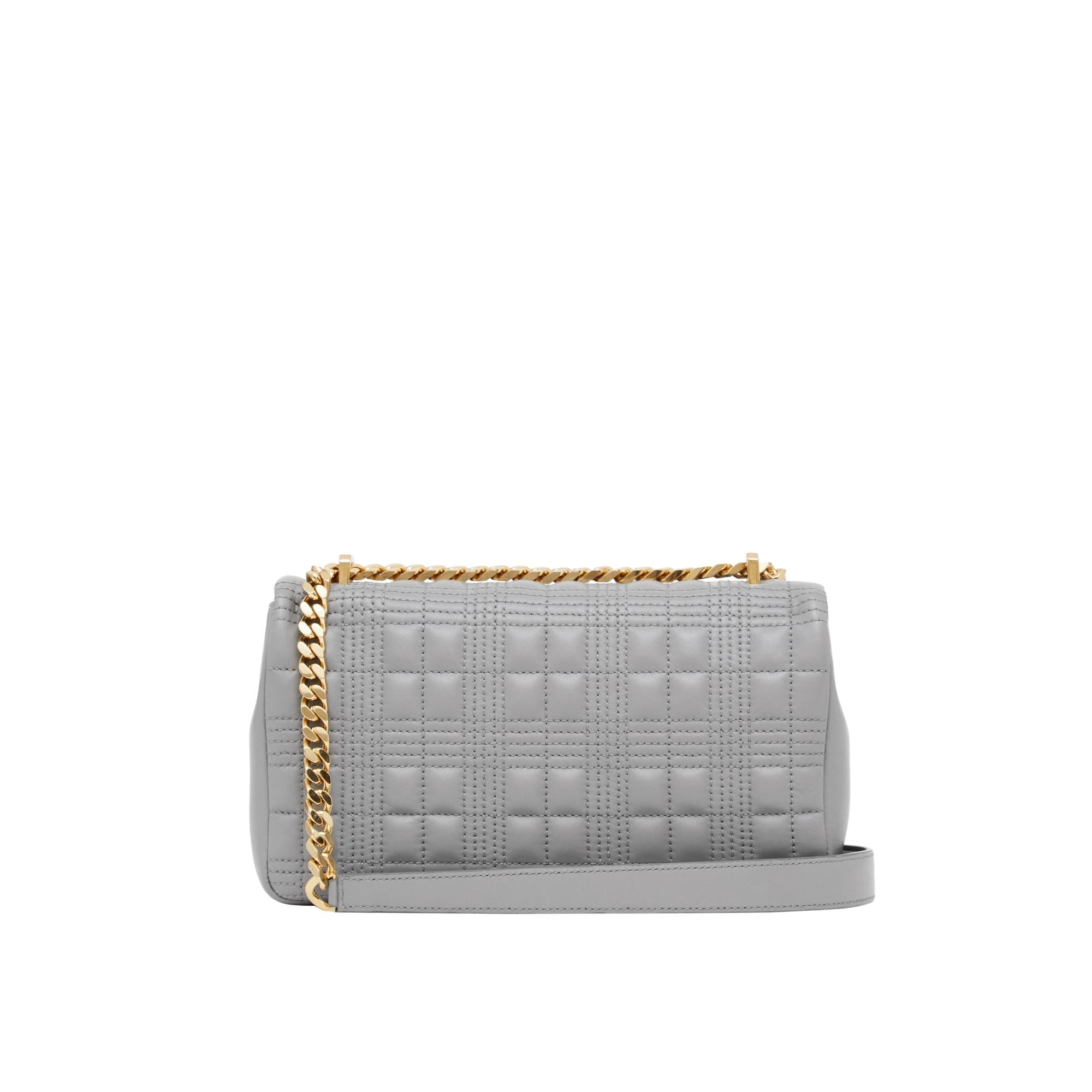 퀼팅 레더 스몰 롤라 백