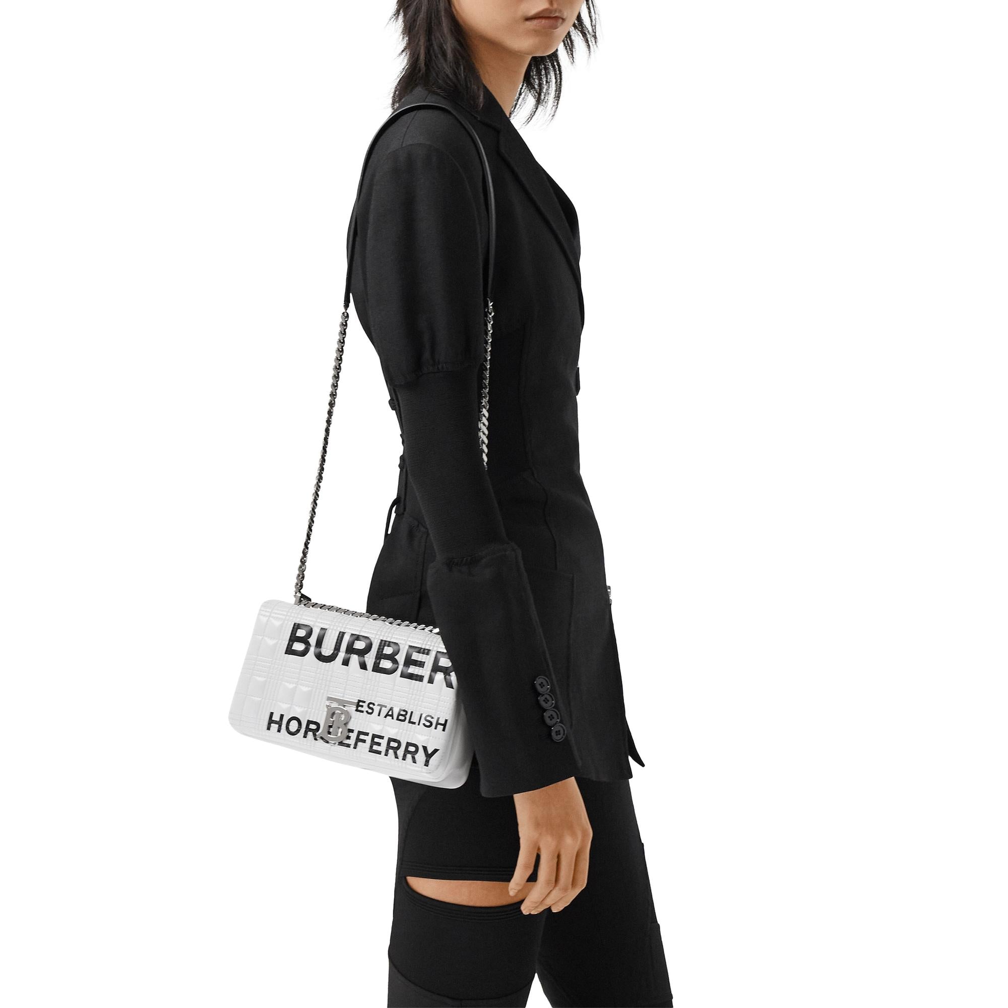 호스페리 프린트 퀼팅 스몰 롤라 백