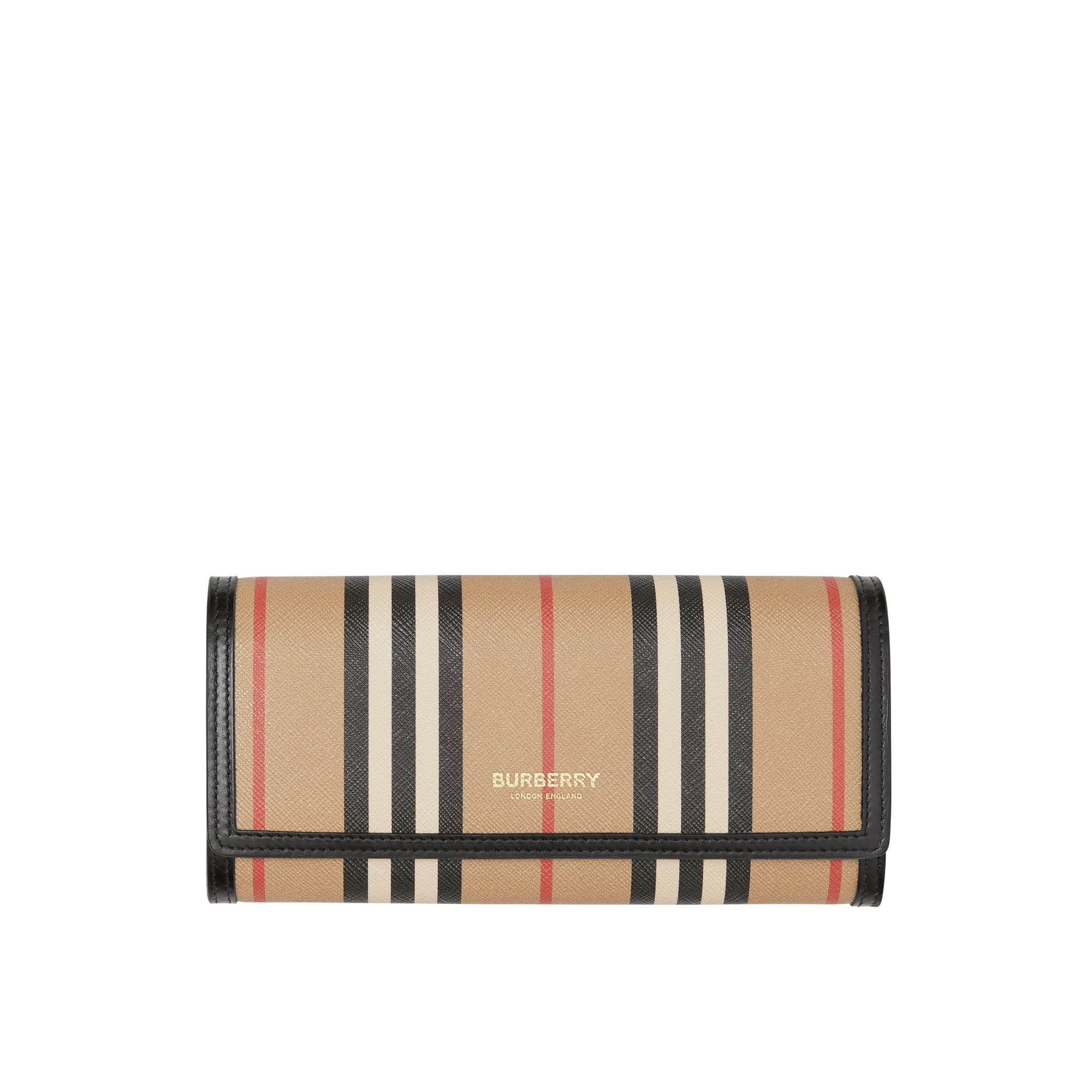 아이콘 스트라이프 장지갑