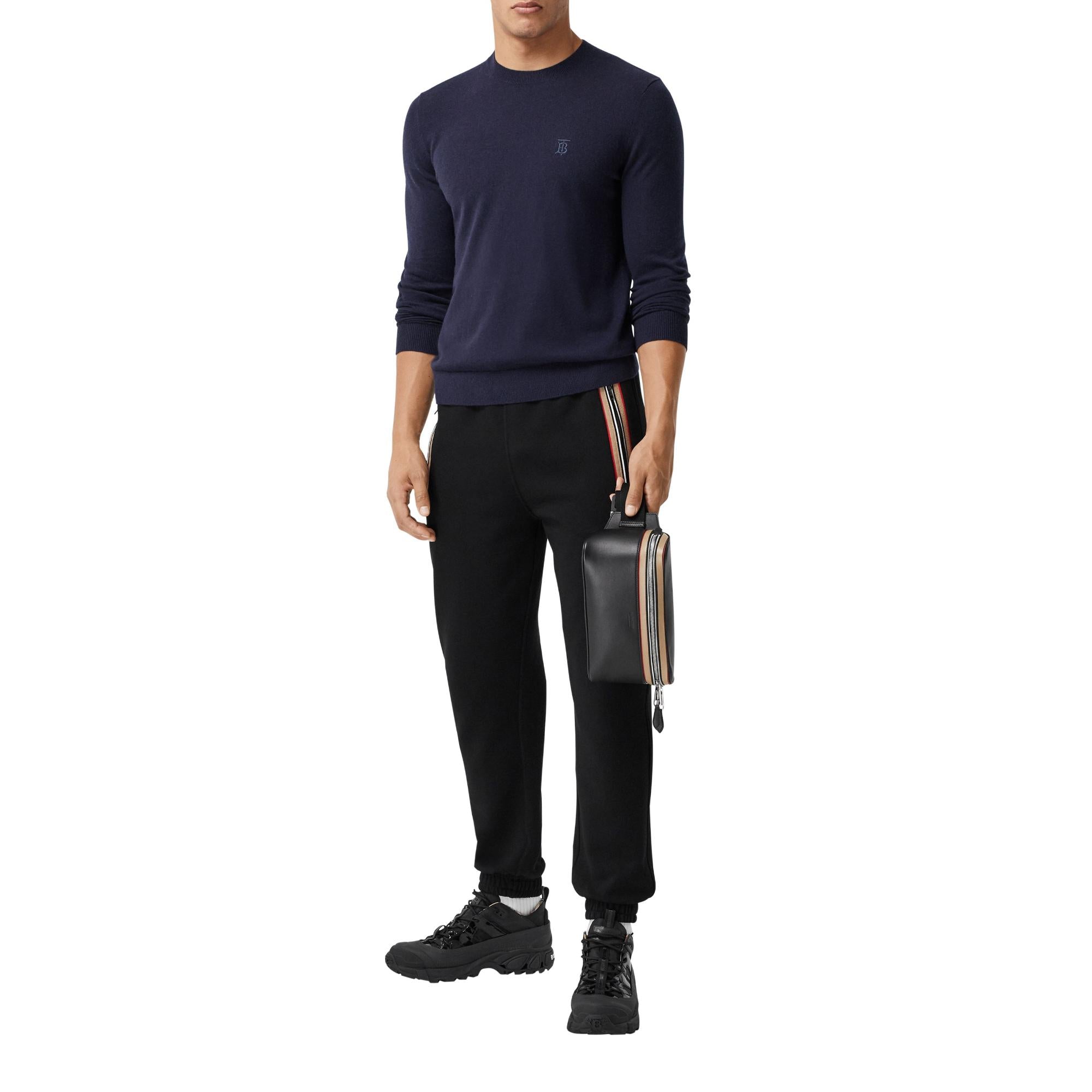 모노그램 모티프 캐시미어 스웨터