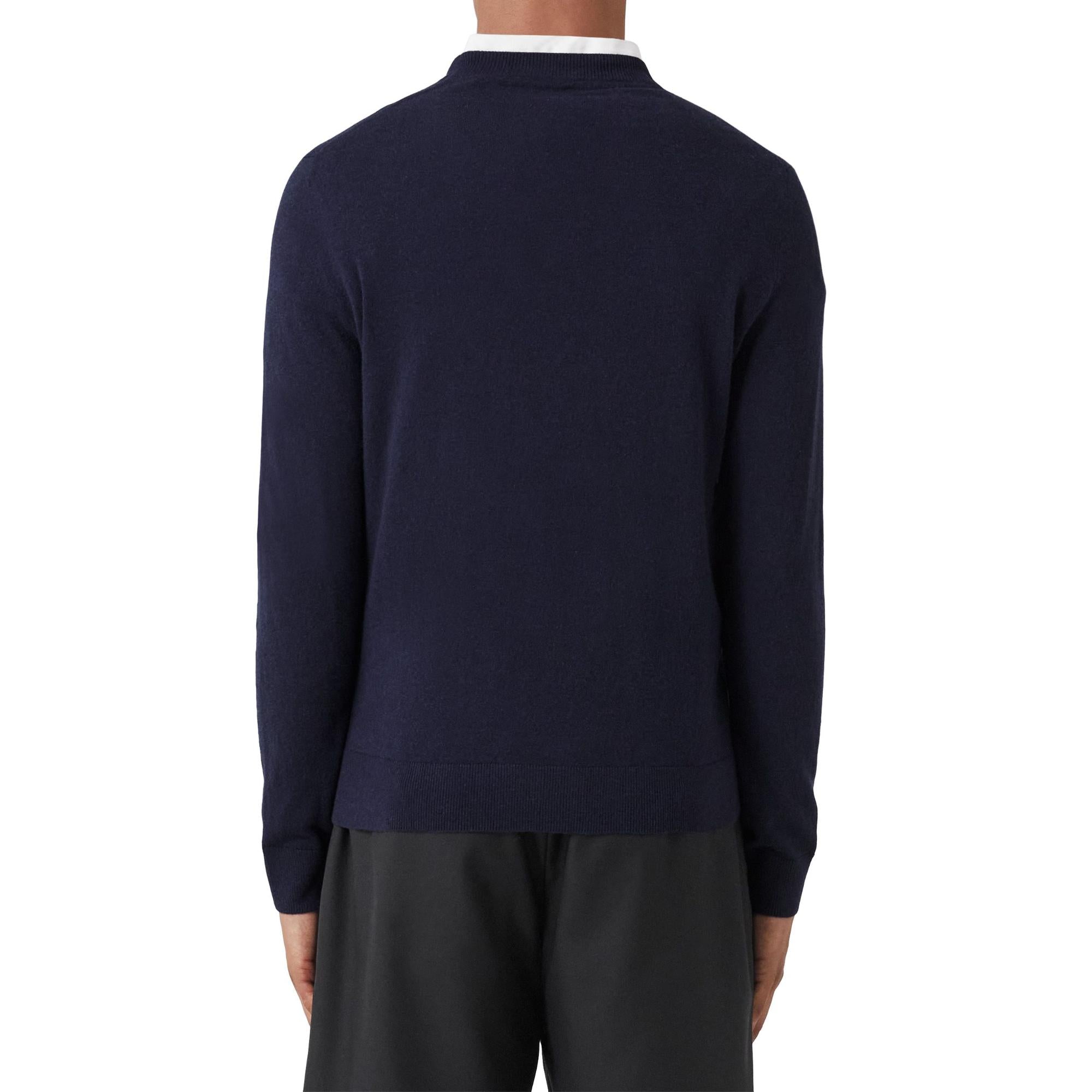 모노그램 모티프 캐시미어 스웨터