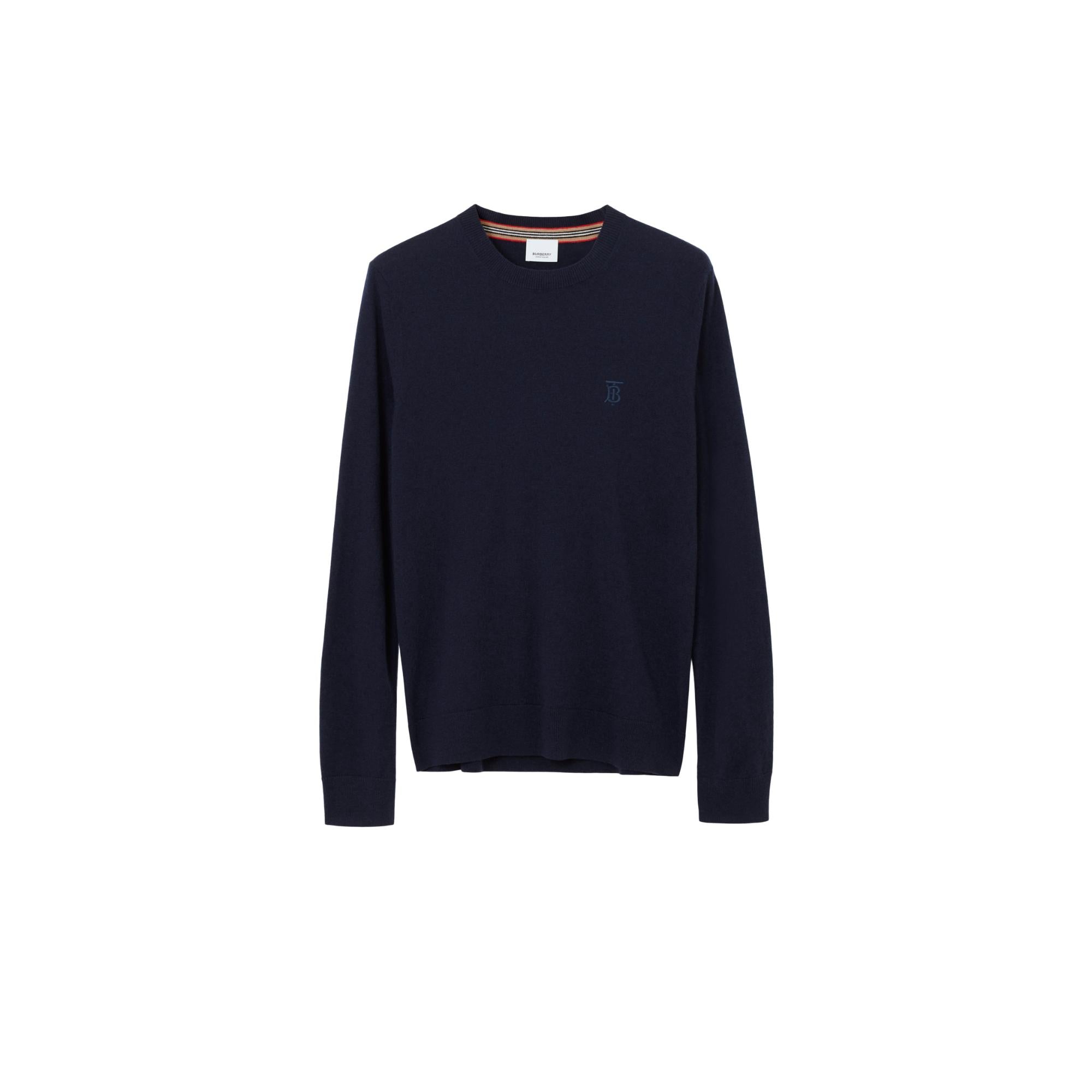 모노그램 모티프 캐시미어 스웨터