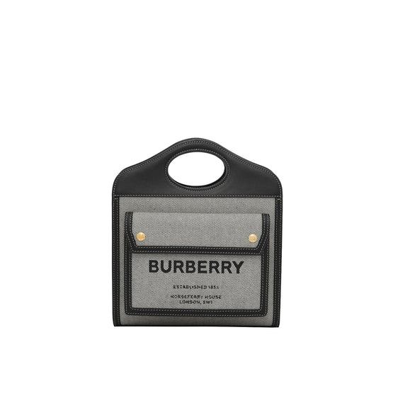 미니 트라이톤 캔버스 레더 포켓 백